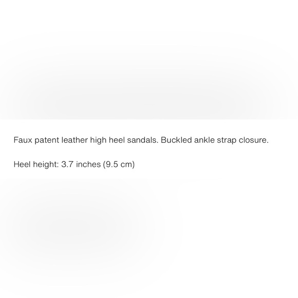 ZARA PATENT EFFECT HEELED SANDALS - Picture 9 of 10